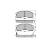 RDA GP Max Brake Pad Set Front RDB1114
