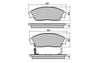 RDA GP Max Brake Pad Set Front RDB1123