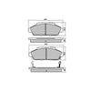 RDA GP Max Brake Pad Set Front RDB1172