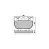 RDA GP Max Brake Pad Set Front RDB1176