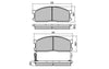 RDA GP Max Brake Pad Set Front RDB1190