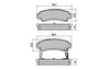 RDA GP Max Brake Pad Set Rear RDB1211