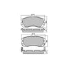 RDA GP Max Brake Pad Set Front RDB1219