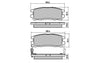RDA GP Max Brake Pad Set Rear RDB1280