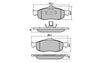 RDA GP Max Brake Pad Set Front RDB1299