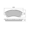 RDA Phantom Ceramic Brake Pad Set Front RDC1322