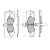 RDA GP Max Brake Pad Set Front RDB1331