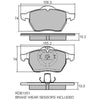 RDA GP Max Brake Pad Set Front RDB1351