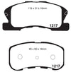 RDA GP Max Brake Pad Set Front RDB1380