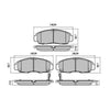 RDA GP Max Brake Pad Set Front RDB1393