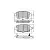 RDA GP Max Brake Pad Set Front RDB1422
