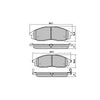 RDA GP Max Brake Pad Set Front RDB1439