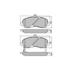 RDA GP Max Brake Pad Set Front RDB1441