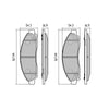 RDA GP Max Brake Pad Set Front RDB1468