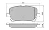 RDA GP Max Brake Pad Set Front RDB1487