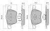 RDA GP Max Brake Pad Set Front RDB1661