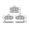 RDA Phantom Ceramic Brake Pad Set Front RDC1720