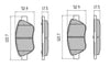 RDA GP Max Brake Pad Set Front RDB1926