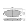 RDA GP Max Brake Pad Set Front RDB1932