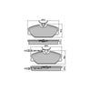 RDA GP Max Brake Pad Set Front RDB1942