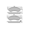 RDA GP Max Brake Pad Set Front RDB1956