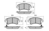 RDA GP Max Brake Pad Set Front RDB1981