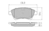 RDA GP Max Brake Pad Set Front RDB2101