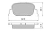 RDA GP Max Brake Pad Set Rear RDB2113