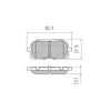 RDA GP Max Brake Pad Set Rear RDB2119