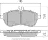 RDA GP Max Brake Pad Set Front RDB2152