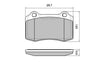 RDA GP Max Brake Pad Set Rear RDB2157