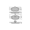 RDA GP Max Brake Pad Set Rear RDB2168