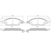 RDA GP Max Brake Pad Set Front RDB2384