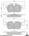 RDA GP Max Brake Pad Set Rear RDB2401