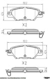RDA Phantom Ceramic Brake Pad Set Rear RDC2422