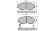 RDA GP Max Brake Pad Set Front RDB409
