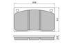 RDA Phantom Ceramic Brake Pad Set Front RDC585