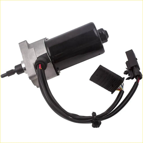 Black and silver rear axle motor starter with attached wiring harness for jeep chrysler grand cherokee 2011-2016