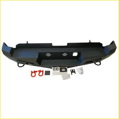 Black plastic rear bar for byd shark 6 2024-on with matte black powder coated finish and mounting hardware
