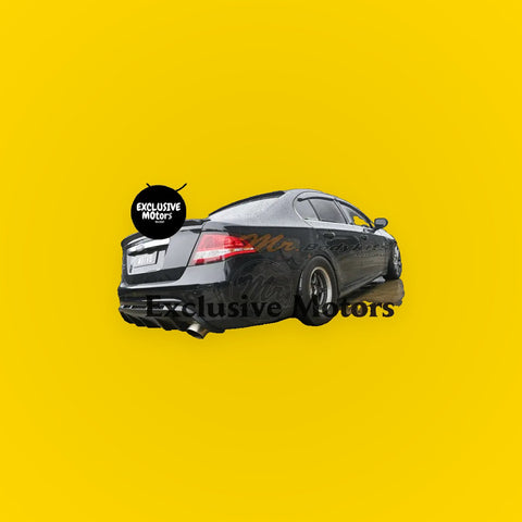 Rear Bumper Diffuser for Ford Falcon FG XR/G6 Sedan Single Exhaust