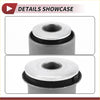 Gray rubber rear control arm suspension bushing with polished silver metal cap for toyota dyna 2001-2021