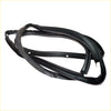 Black rubber rear door weatherstrip for Toyota Hilux RN85 YN86 LN105 RN106 LN108 with reinforced edges and mounting holes