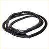 Black rubber rear door weatherstrip seal with gold metal fasteners for datsun nissan sentra sunny b12 gxe