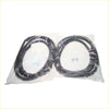 Black rubber rear door weatherstrip seals for datsun nissan sentra sunny b12 gxe packed in clear plastic bags