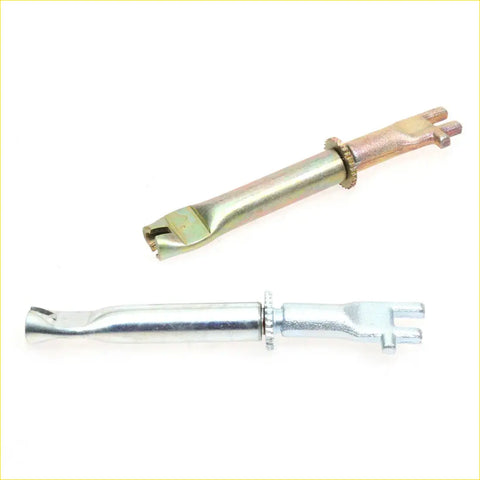 Two metallic rear drum brake shoes adjuster anchor bolts for toyota hilux 4x4 1983-1985 one brass one silver