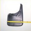Black rubber rear mudguard mud flap for toyota hilux sr5 kun26 with molded contours and mounting holes visible