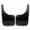 Black plastic rear mudflap with three horizontal ridges and mounting holes for toyota hilux sr5 kun26 hilux2wd