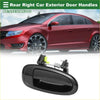 Black glossy rear right exterior door handle with spring loaded mechanism and yellow accent for toyota avalon 95-99 back side