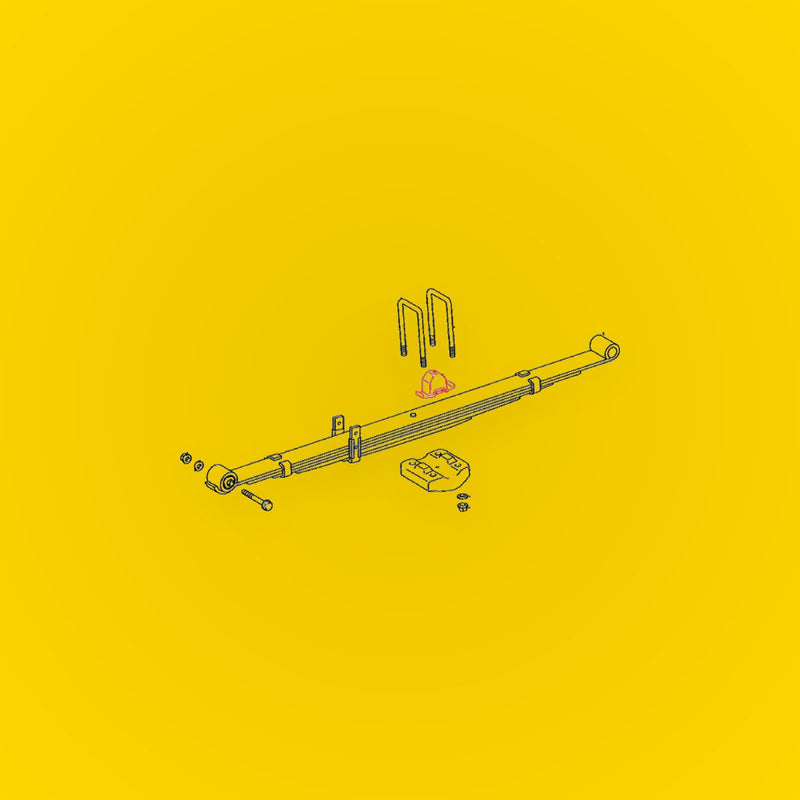 Rear Spring Bumper for Toyota Hilux Revo 2015-2023