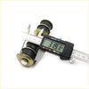 Black rubber rear stabilizer link rod bushing with brass metal ends measured 31.91mm for toyota hilux